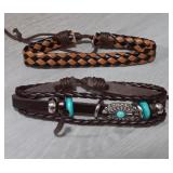 (2) Leather Bracelets