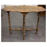 Wooden Oval End Table