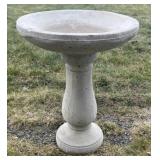 2-Piece Cast Stone Bird Bath