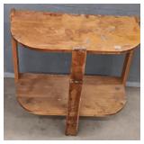 Variety Wood Half Moon Side Table