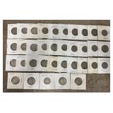 (37) Buffalo Nickels