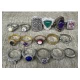 (16) Assorted Fashion Rings