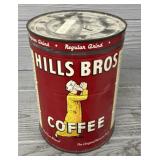 Vintage Hills Bros Coffee Can