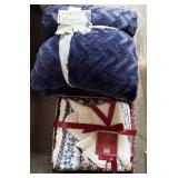 Sherpa Throw w/ Decorative Pillows