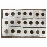 (21) 1889- 1908 Indian Head Pennies