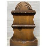 Wooden Vintage Souvenir Spoon Display