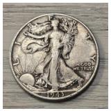 1943-P Walking Liberty Half Dollar