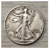 1943-S Walking Liberty Half Dollar