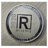 One Ounce 2020 Scottsdale Silver Round