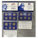 (2) 2004 US Proof Set & Proof Quarter Set