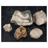 Authentic Flaked Stones & Quartz