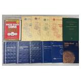 (11) Empty Coin Books & 2013 Red Book