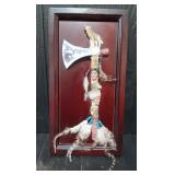 Native American Indian Hatchet In Frame