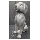 Black Resin Dog Figure