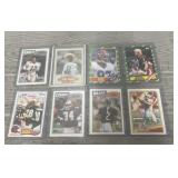 (8) Vintage Star Football Rookie Cards