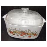 Vintage Corning Ware Dish With Lid