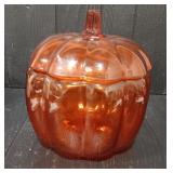 Anchor Hocking Glass Pumpkin Candy Jar