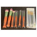 (12) Assortment of Makeup Brushes