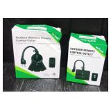 (2) Outdoor Remote Control Outlets Sealed