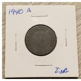 1940-A German 3rd Reich 10 Coin