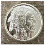1oz Indian/Bison Silver Round #2