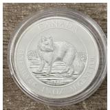 1.5oz Canada Fox Silver Round