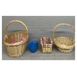 (4) Assortment of Baskets