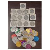 Vintage Mardi Gras Doubloons 60's-90's