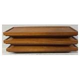 (3) Wooden Floating Shelves