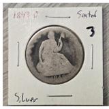 1849-O Seated Liberty Silver Half Dollar
