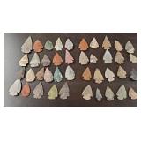 (40) Agate Arrowheads