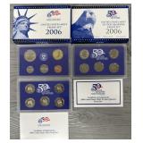 (2) 2006 US Proof Set & Proof Quarter Set