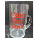 Vintage Glass Beer Mug