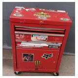 Red Toolbox On Casters