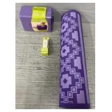3-Piece Gaiam Deep Purple Yoga Lot