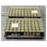 (100) Rounds of Belom 9x19 Luger Ammo #3