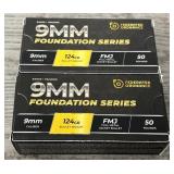 (100) Rounds of 9mm Foundation Series Ammo #1