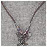 Native American Made Eagle Pendant Necklace
