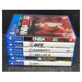 (6) PlayStation 4 Games