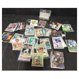 Variety of Sport Trading Cards