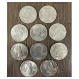 (10) 1979-80 Susan B Anthony Liberty Dollar Coins