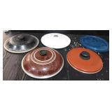 (5) Vintage Pot Lids