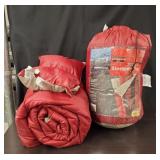 (2) Red Glacier's Edge Sleeping Bags