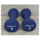 (2) 3-Pound Weights
