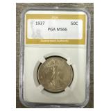 1937 PGA MS66 Half Dollar