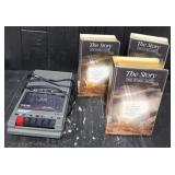 Vintage Slim Line Cassette Player Story Tapes