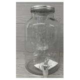 Glass Drink Dispenser w/ Infusion Attachment