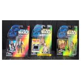 (3) Star Wars Figures Sealed