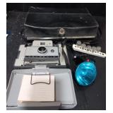 Vintage Polaroid Camera With Accessories