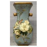 Vintage Hand Painted Floral Vase